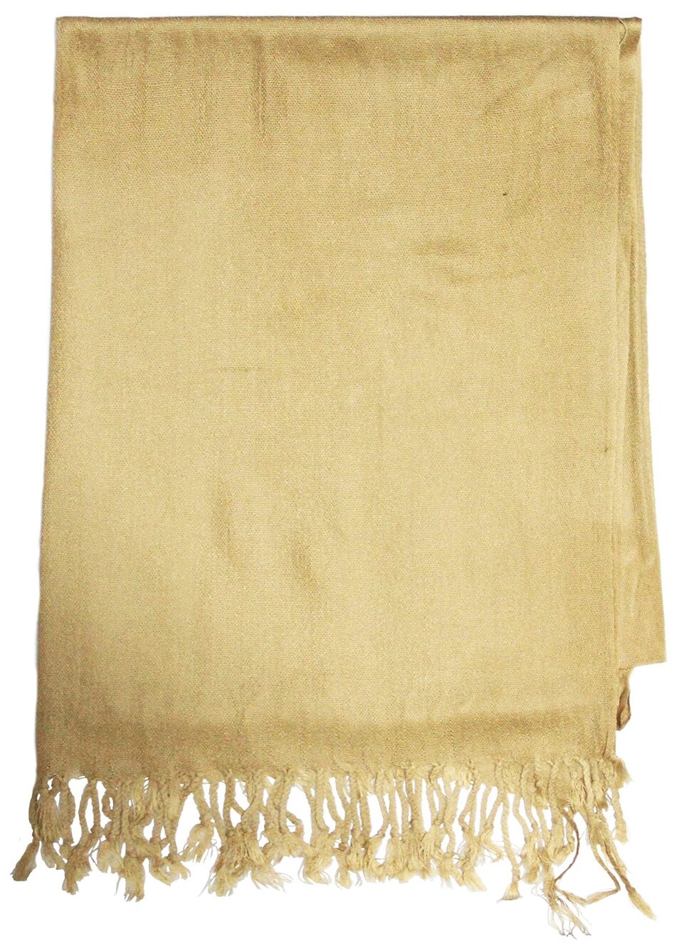 4408 Pashmina Scarf Beautiful Solid Colors - Camel